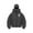 Dark Gray, variant on WZXFASHION Ski Print Hooded Double Hooded Top With Zipper And Pockets Same Style Ski Suit For Men And Women Clearance oversized pullover sweater
