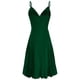 thumbnail image 5 of Vestido casual con volantes de estilo italiano ajustable con cuello en V floral de verano para mujer, 5 of 6