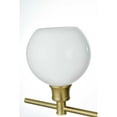 thumbnail image 4 of Living District Collier 2 Light Satin Gold And Frosted White Glass Wall Sconce, 4 of 9