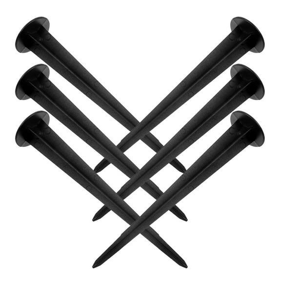 Raindrops  6 Pcs Garden Solar Lights Outdoor Sun Lamp Pole Plug