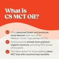 thumbnail image 5 of Nutiva Organic C8 MCT Oil, 12 fl. oz., Keto Fuel from Non-GMO Coconut, 5 of 8