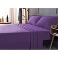 thumbnail image 1 of the Season Essentials Wrinkle Free Sheet Sets with Deep Pockets & Stain Resistant, 4 pc, 1800 Thread Count Bamboo Based, Violet, Full, 1 of 9