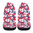 thumbnail image 5 of POLERO Hibiscus Flowers Front Seat Cover for SUV, Two Front Only Decorative Automotive Front Seat Covers Removable Breathable Vehicle Seat Covers, 5 of 9