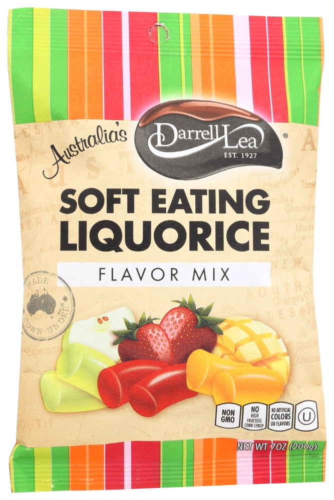 Darrell Lea Softeating Liquorice Mixed Flavors , 7 Oz