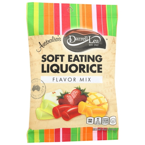 Darrell Lea Softeating Liquorice Mixed Flavors , 7 Oz