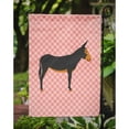 thumbnail image 3 of Caroline's Treasures BB7855GF Catalan Donkey Pink Check Flag Garden Size , Small, multicolor, 3 of 3