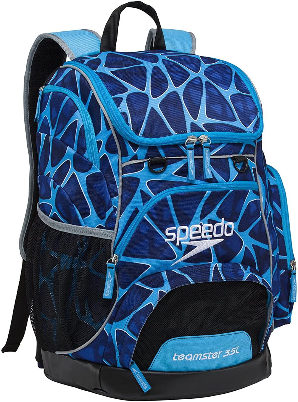 Speedo Large Teamster Backpack 35-Liter One Size White/Blue 