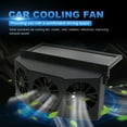 thumbnail image 4 of Interior Succión Refrigerador Eléctrico Enfriador Automóvil Portátil Ventilador Solar Carga 2.4V para Camiones Vehículos SUV, 4 of 9