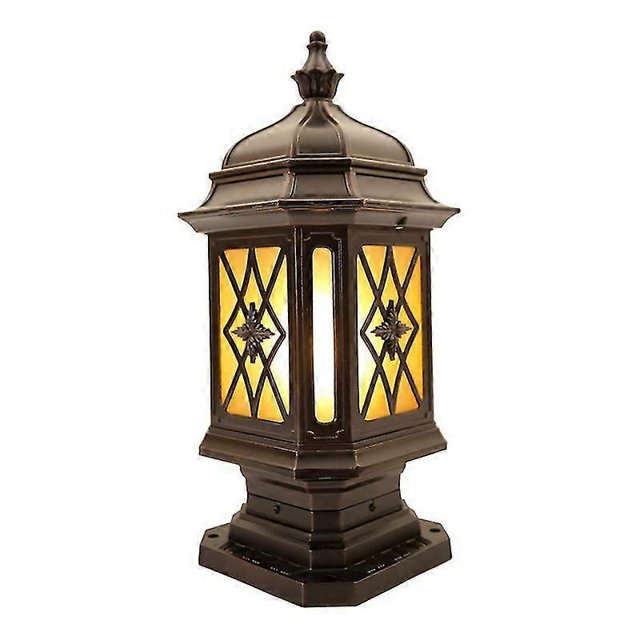 1 Piece Outdoor Garden Light, Outdoor Light, Waterproof Outdoor Garden Decorative Lantern for Courtyard Balcony Gifts,18*38cm,(Bulb Not Included)