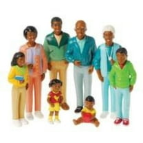 African American Doll Family 8Pcs