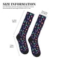 thumbnail image 4 of Pofeuu Space Dinosaur Print Compression Socks for Women & Men Circulation - Best Support for Nurses,Running,Athletic,Sports, 4 of 7