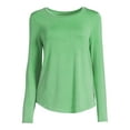 thumbnail image 5 of No Boundaries Women's Juniors Long Sleeve Washed Tee, 5 of 5