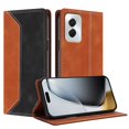 thumbnail image 1 of Funda FOXDOCK para Motorola Moto G Power 5G 2024 de Cuero Premium Bicolor con Ranuras RFID, Carcasa Tipo Billetera Antigolpes y Soporte Plegable, 1 of 6