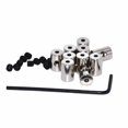 thumbnail image 3 of Badge Metal Pin Keepers Set Locks Pin Backs Clasp Pin Locking Backs Savers Holder Fastener, 3 of 10