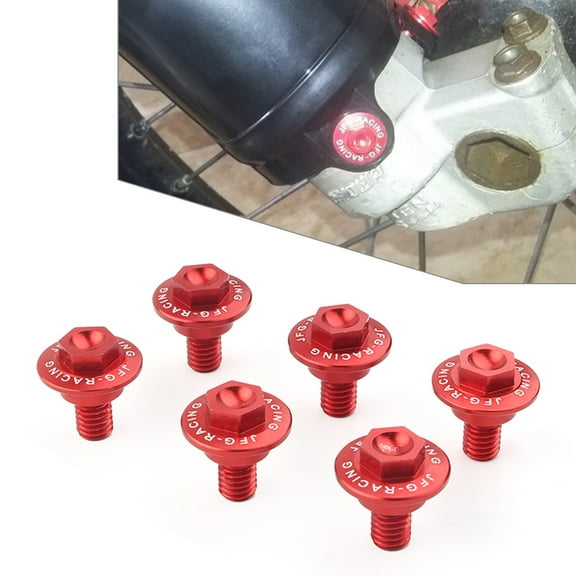 BFY Motorcycle CNC Front Fork Guard Bolts Screw for HONDA CR125 250 CRF250R 250X 450R