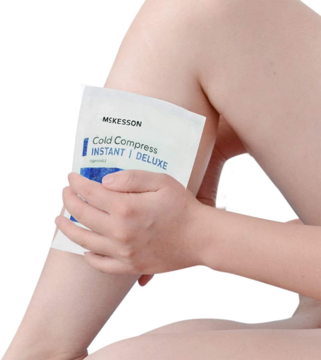 Instant Disposable Cold Packs, Soft Cloth First Aid Compress, 24 Count, 5.5 x 6.75 in