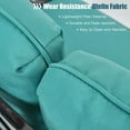 thumbnail image 6 of Aimee Lii 2 Pieces Outdoor Patio Furniture Set for Backyard and Poolside, Patio Conversation Sets, Turquoise, 6 of 7