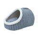 thumbnail image 2 of Casa para mascotas, gatos, perros, pantuflas de felpa para gatos, lavables, acogedoras, refugio para mascotas, suaves azul, 2 of 9
