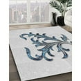 thumbnail image 2 of Ahgly Company Indoor Rectangle Patterned Silver Gray Novelty Area Rugs, 4' x 6', 2 of 6