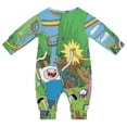thumbnail image 2 of Adventure Time Unisex Baby Boy Girl Rompers Long Sleeve Infant Jumpsuits Babies' Outfits Fall Winter Clothes 0-3M, 2 of 5