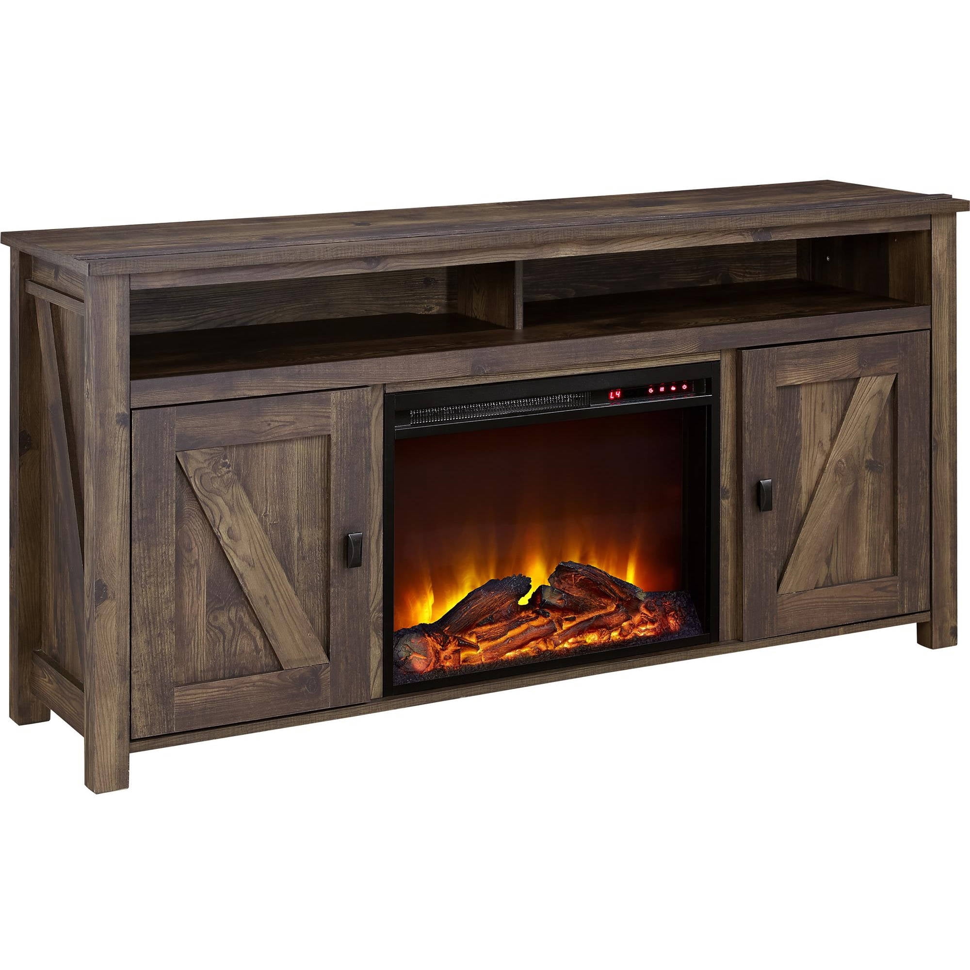 Ameriwood Home Farmington Electric Fireplace Tv Console For Tvs