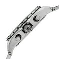 thumbnail image 3 of Men's Large Dial Quartz Chronograph Stainless Steel Silver-Tone Bracelet Watch, 3 of 4