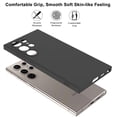 thumbnail image 2 of Galaxy S24 Ultra Case, Takfox Samsung Galaxy S24 Ultra 6.8" Basic Case [Frosted] Shockproof Case Liquid Silicone Gel Rubber Soft TPU Anti-slip Bumper Thin Matte Slim Phone Case Covers,Black, 2 of 11