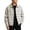 White, variant on Turn Down Collar Plaid Tweed Jacket Men Turn Down Collar Button Closure Vintage Casual Jacket Black M