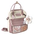 thumbnail image 2 of Bonita mochila con accesorios, mochila de doble propósito, bolso de hombro, gran capacidad, bolso de mano para viajes al aire libre, mochila para niños, 2 of 11
