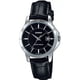thumbnail image 1 of Reloj Casio Ltpv004 Mujer Correa Negra *watchsalas* Full Color de la correa Negro Color del bisel Plata Color del fondo Negro LTP-V004L-1A, 1 of 6