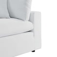 thumbnail image 4 of Lounge Sofa Corner Chair, Sunbrella, White, Fabric, Modern Contemporary, Outdoor Patio Balcony Cafe Bistro Garden Furniture Hotel Hospitality, 4 of 7