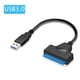 thumbnail image 1 of Cable SATA a USB 3,0/2,0 de hasta 6 Gbps para disco duro externo HDD SSD de 2,5 pulgadas, adaptador SATA 3 de 22 pines, cable USB 3,0 a Sata III Dengxun unisex, 1 of 2