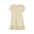 thumbnail image 3 of Abcomgle Girls Summer Dress Size 14-16 Casual A-Line Short Sleeve Midi Dress Polka Dot Ruffle Hem Swing Loose Sundresses with Pockets for 4-14t Kids, 3 of 4