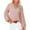 Pink, variant on Voncos Fall Tops for Women Long Sleeve Purple Blouses Casual Pleated Dressy Tops Cleanrance M