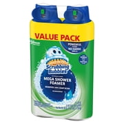 Scrubbing Bubbles Mega Shower Foamer Aerosol, Tough Foaming Bathroom, Tile, Shower & Tub Disinfectant Cleaner, Rainshower, 20 oz, 2 Pack