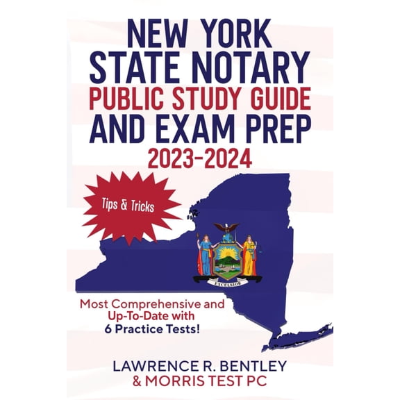 Pre-Owned New York State Notary Public Study Guide and Exam Prep 2023-2024 with 6 Practice Tests