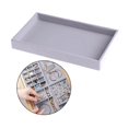 thumbnail image 1 of Velvet Jewelry Display Tray Earrings Bracelets Storage Organizer Bracelets Bangles Pendants Empty Tray, 1 of 8