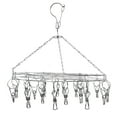thumbnail image 1 of Underwear Drying Hanger, Windproof Multifunctional 20 Clip Durable Clothes Drying Rack  For Laundry Room For Balcony, 1 of 8