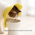 thumbnail image 5 of Collar antilamidos para gatos, ajustable, de 26 a 31 cm, ligero y protector, collar isabelino para gatos (amarillo, M)., 5 of 5