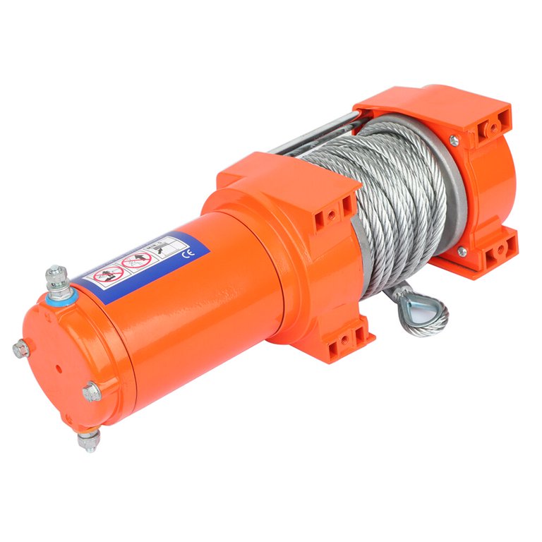 3500lbs Pull Capacity ATV Electric 12V Power Source Cable Winch - ATV Winch and Electric Winch