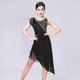 thumbnail image 2 of Vestido de noche de baile sin mangas con lentejuelas de Ropa de baile Negro Colcomx  Vestidos de baile latino para mujer, 2 of 8