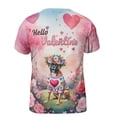thumbnail image 2 of Hello Valentine’s Day Boxer Flower Crown Romantic Pink Floral All Over Print 3D Shirt Unisex Merch Boxers Dog Lover Gifts Idea - 00031, 2 of 6