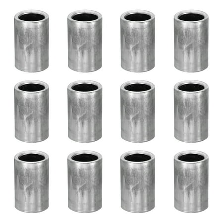 

M10 Steel Spacers 12 Pcs Metal Spacers 10mm ID x 14mm OD x 20mm L Carbon Steel Spacer for 2/5in or M10 Screw Bolts