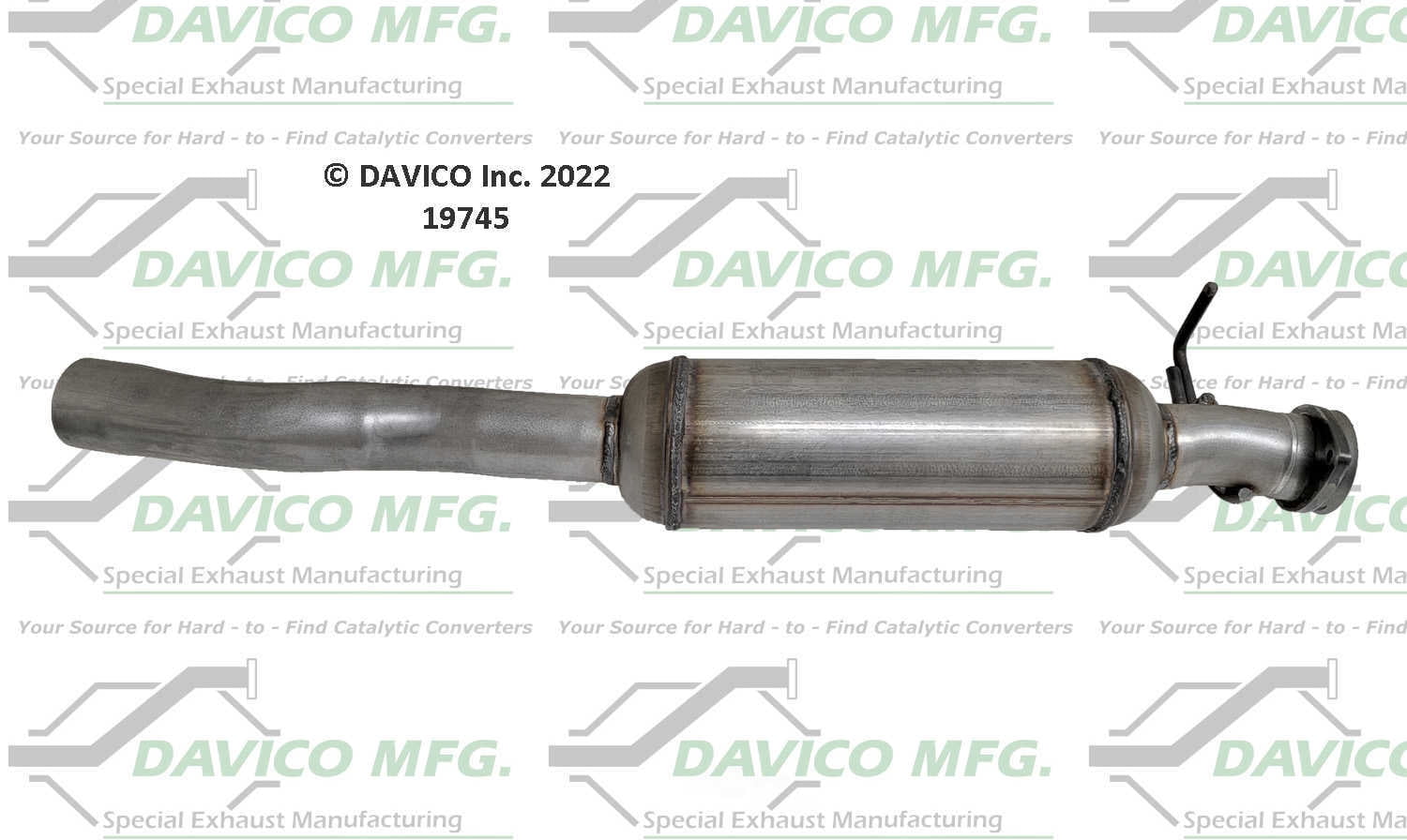 Davico Mfg 19745 Direct-Fit Catalytic Converter