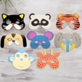 thumbnail image 1 of Máscaras De Animales 10 máscaras de animales de espuma EVA surtidas para fiestas de cumpleaños de niños., 1 of 8
