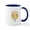 White/Navy Inside, variant on CafePress - Happy Easter Mugs - 11 oz Ceramic Mug - Novelty Coffee Tea Cup