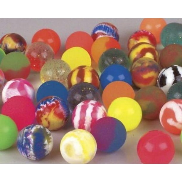 1 Dozen 60mm Assorted Colored Super Bouncy Ball by