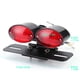 thumbnail image 4 of Luz trasera de freno LED lámpara de placa de matrícula de señal de giro ovalada doble Universal Retro reacondicionamiento de motocicleta ANGGREK Otros, 4 of 8