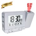 thumbnail image 4 of Reloj Con Proyector De Pantalla Led Con Luz De Fondo Reloj Despertador Giratorio Alimentado Por Batería Para La Decoración Del Dormitorio Del Hogar Advancent HA025913-02, 4 of 5
