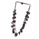 thumbnail image 3 of Collar largo de perlas de colores para mujer con bellota café, 3 of 8